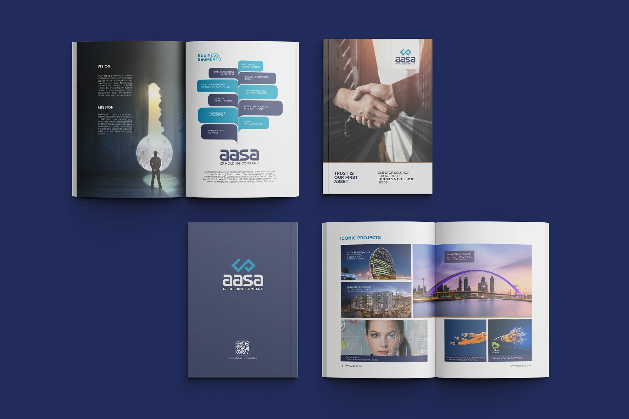 Aasa Group Brochure Design by ZainCo - branding agency in Kerala (3 of 5)