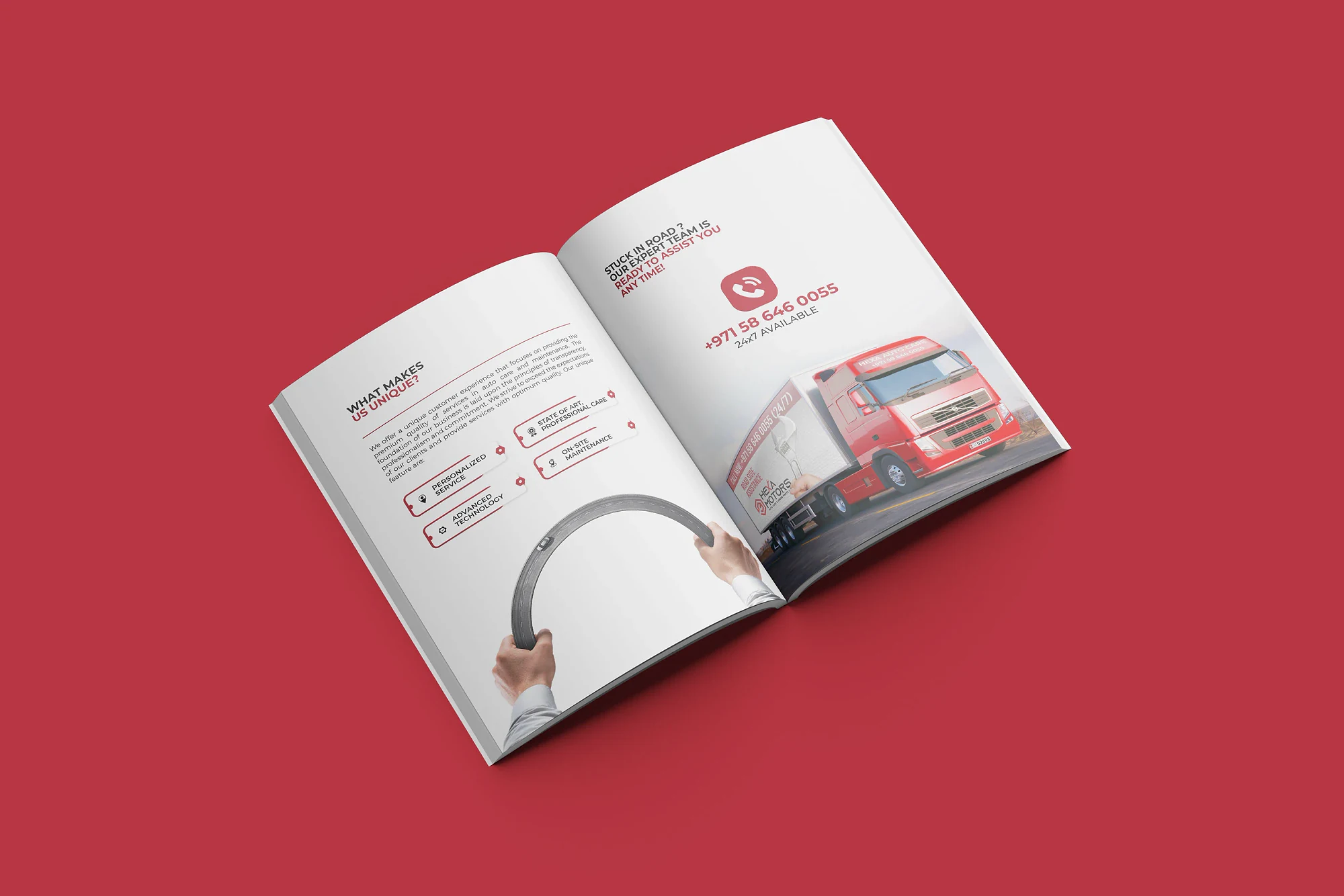 Hexa Motors Brochure Design by ZainCo - branding agency in Kerala (3 of 6)