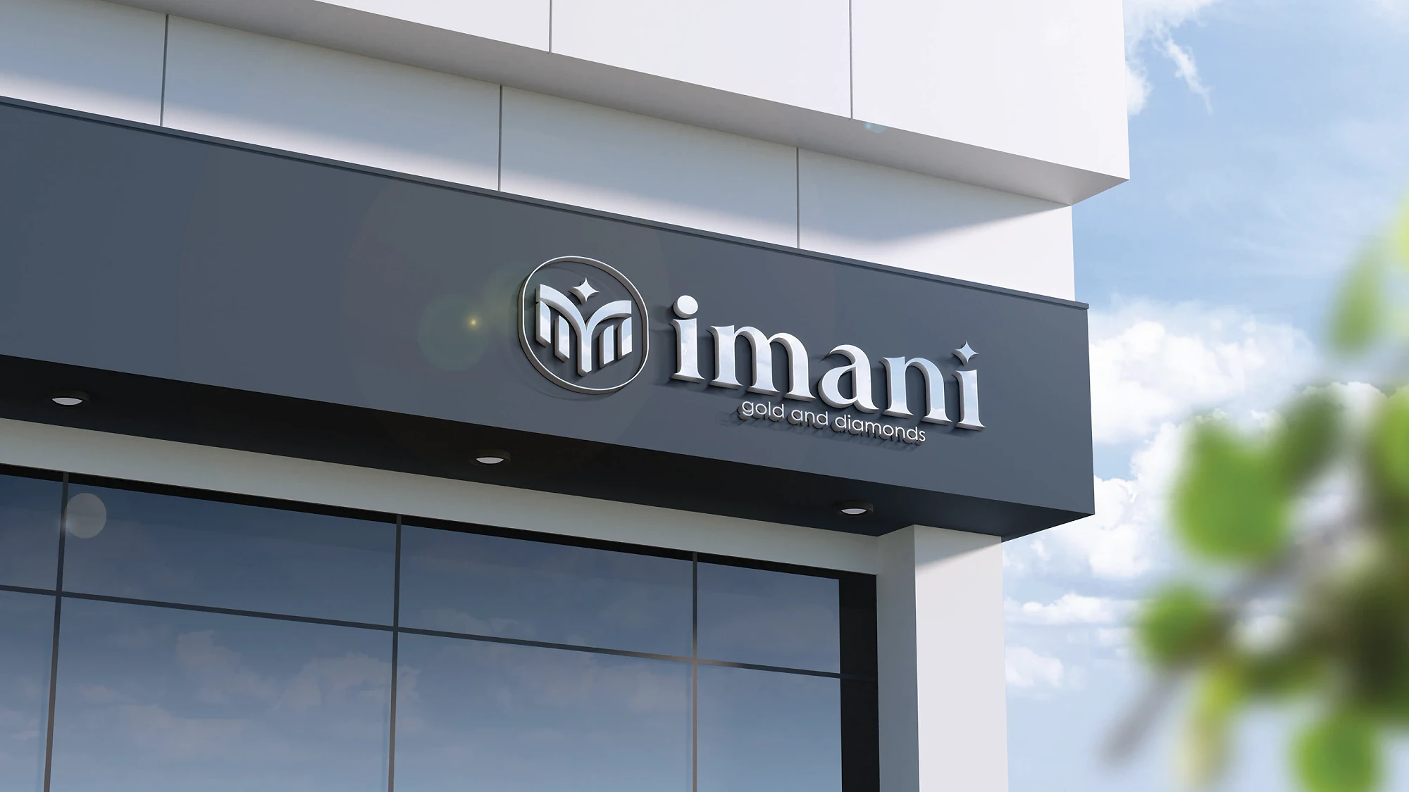 Imani Gold and Diamonds Logo Design by ZainCo - branding agency in Kerala (5 of 14)