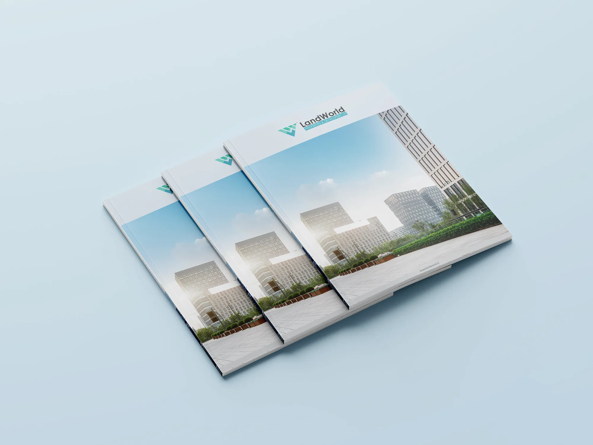 LandWorld Properties Brochure Design by ZainCo - branding agency in Kerala (4 of 6)