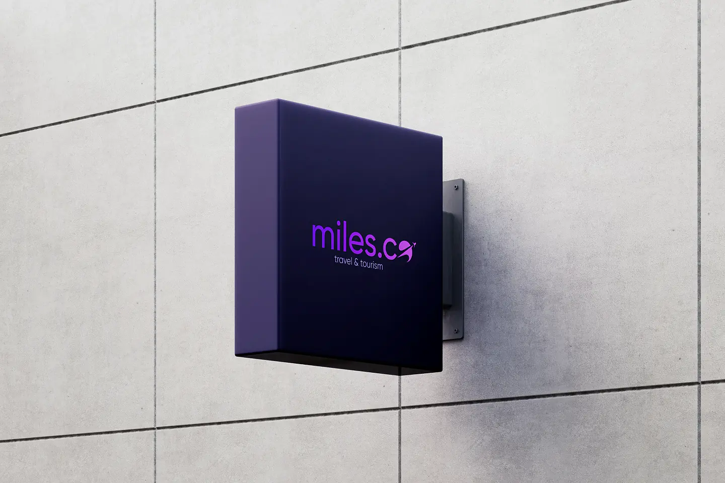 Miles.co Logo Design by ZainCo - branding agency in Kerala (10 of 10)