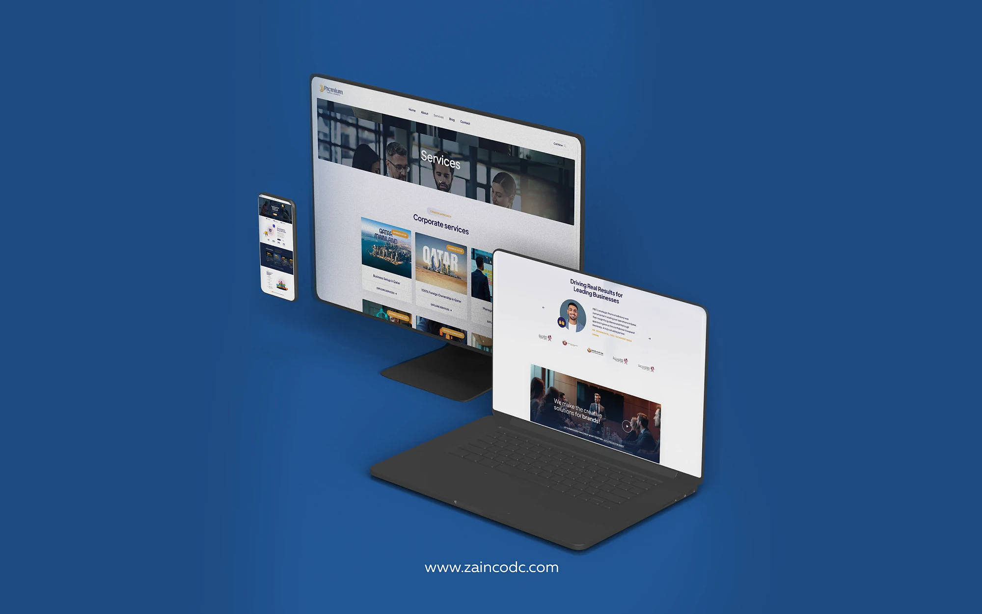 Premium Business Consultancy Website Design by ZainCo - branding agency in Kerala (2 of 3)