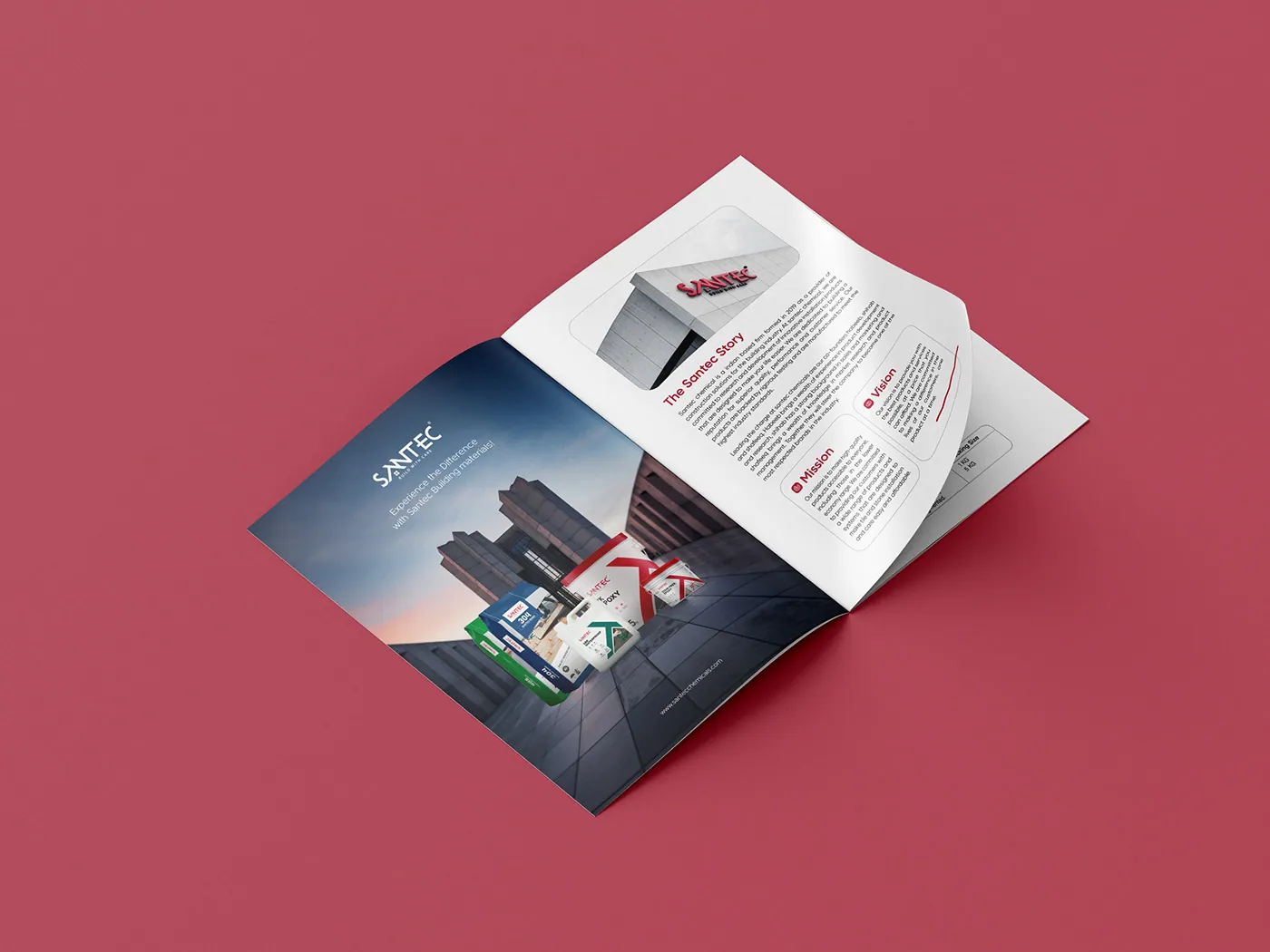 Santec Chemicals Brochure Design by ZainCo (3 of 4)