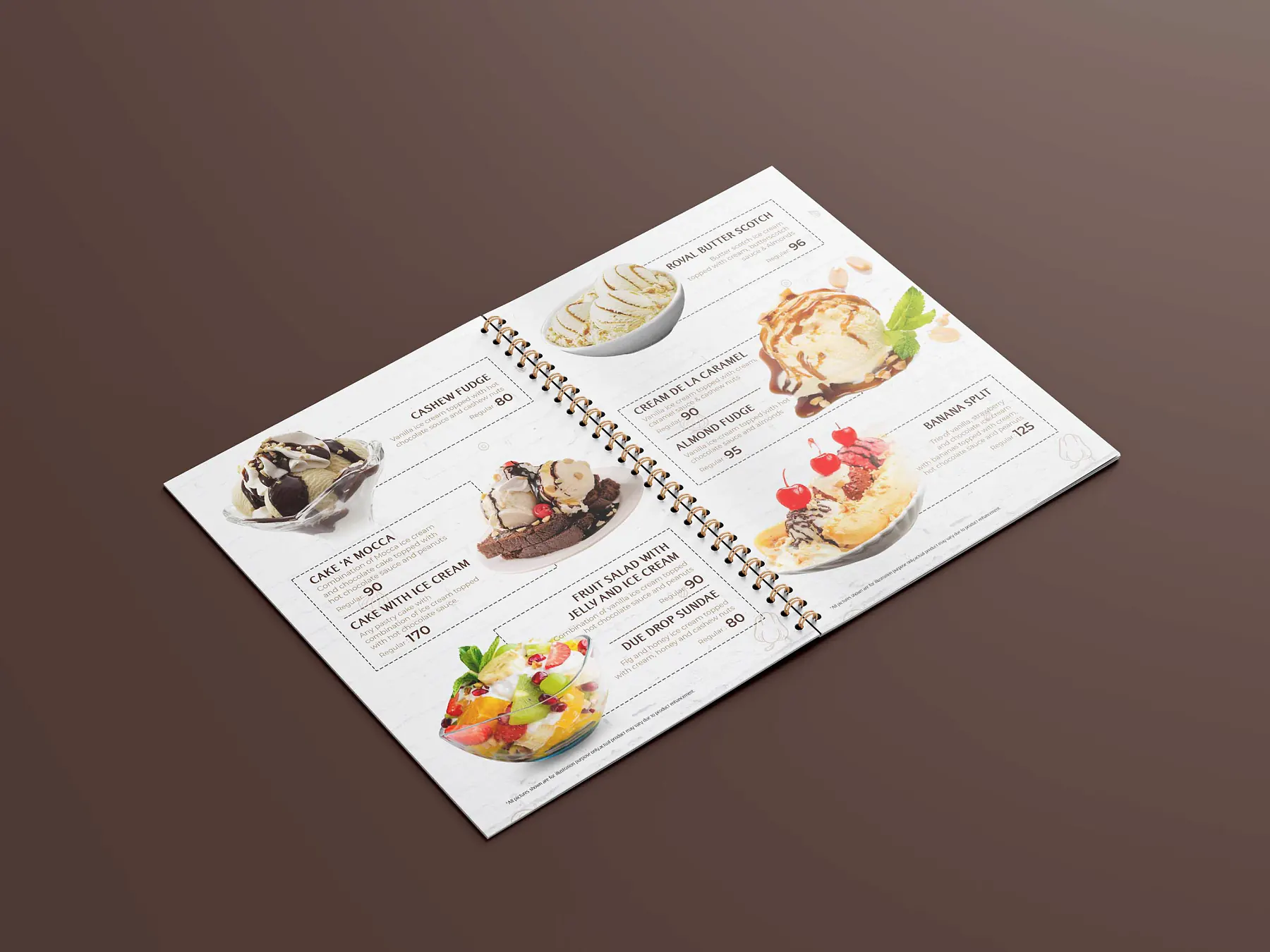 Snowerse Cafe Menu Design by ZainCo - branding agency in Kerala (2 of 7)