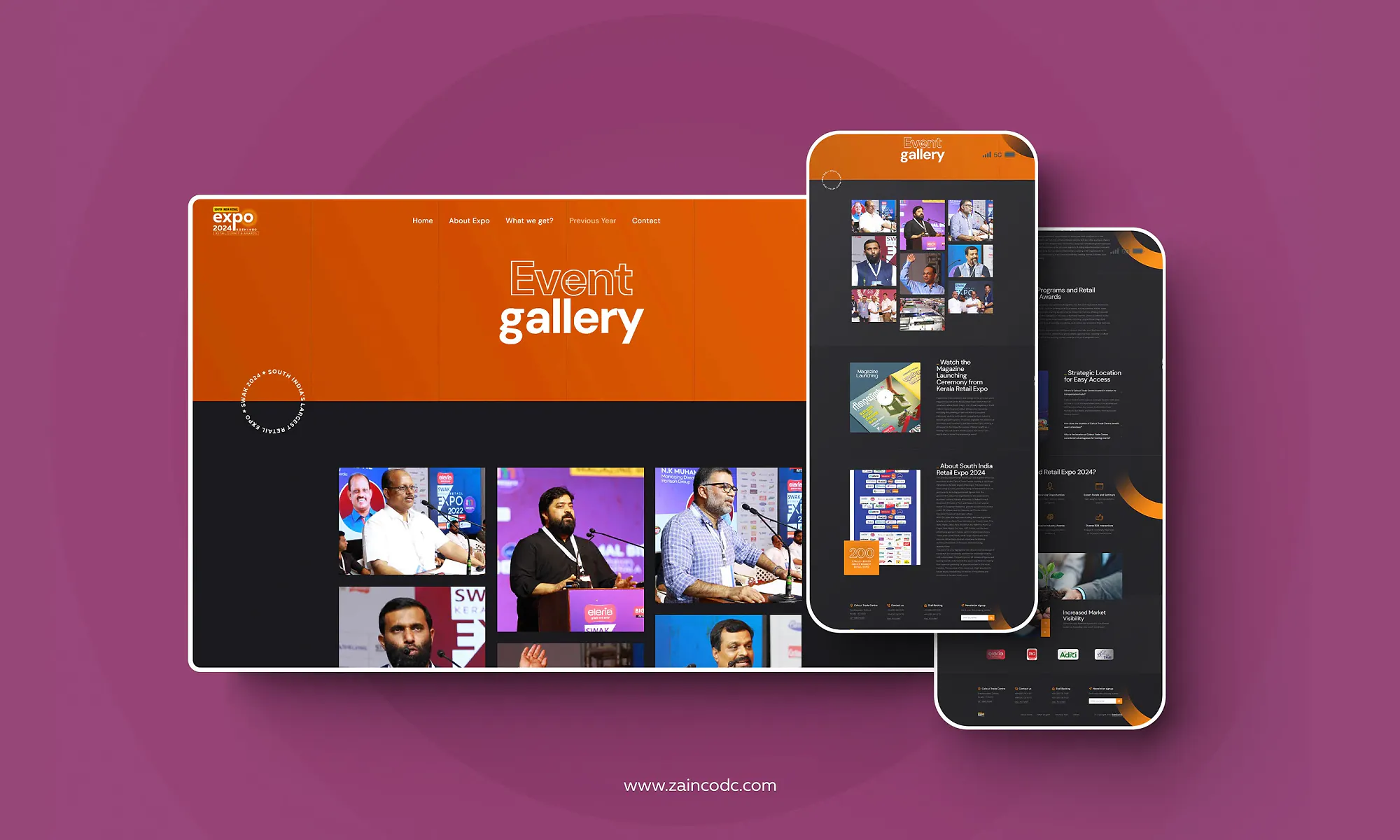 South India Retail Expo Website Design by ZainCo - branding agency in Kerala (4 of 4)