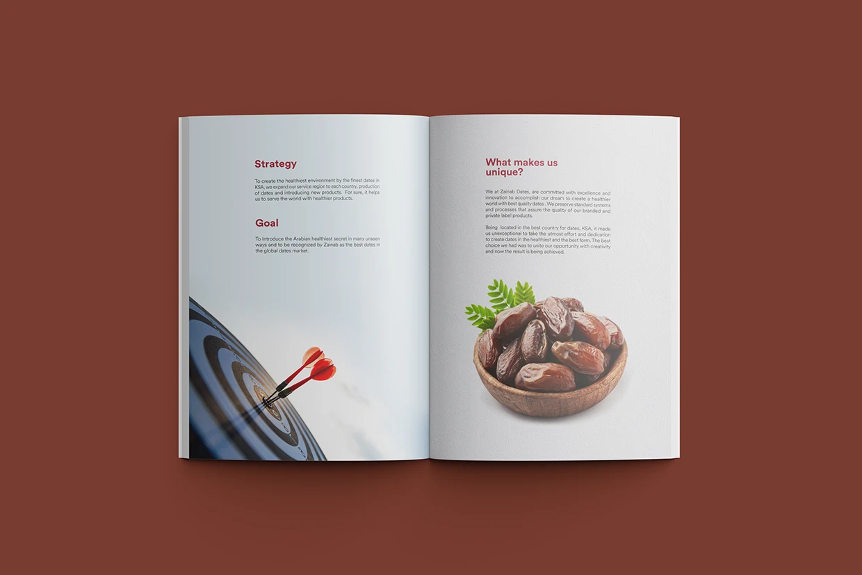Zainab Dates Brochure Design by ZainCo - branding agency in Kerala (5 of 6)