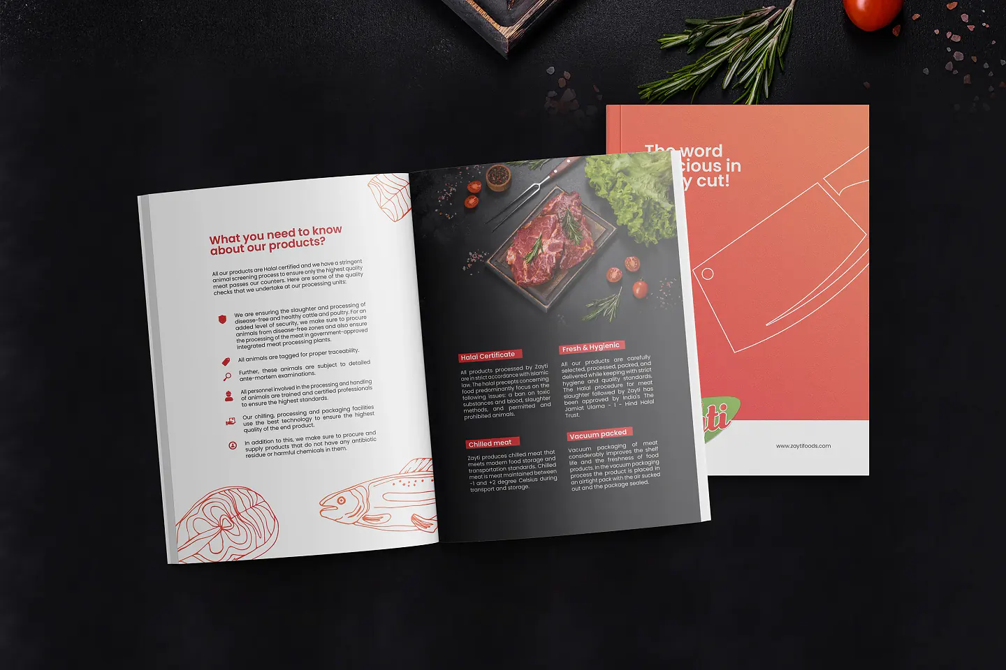 Zayti Foods Brochure Design by ZainCo (2 of 5)