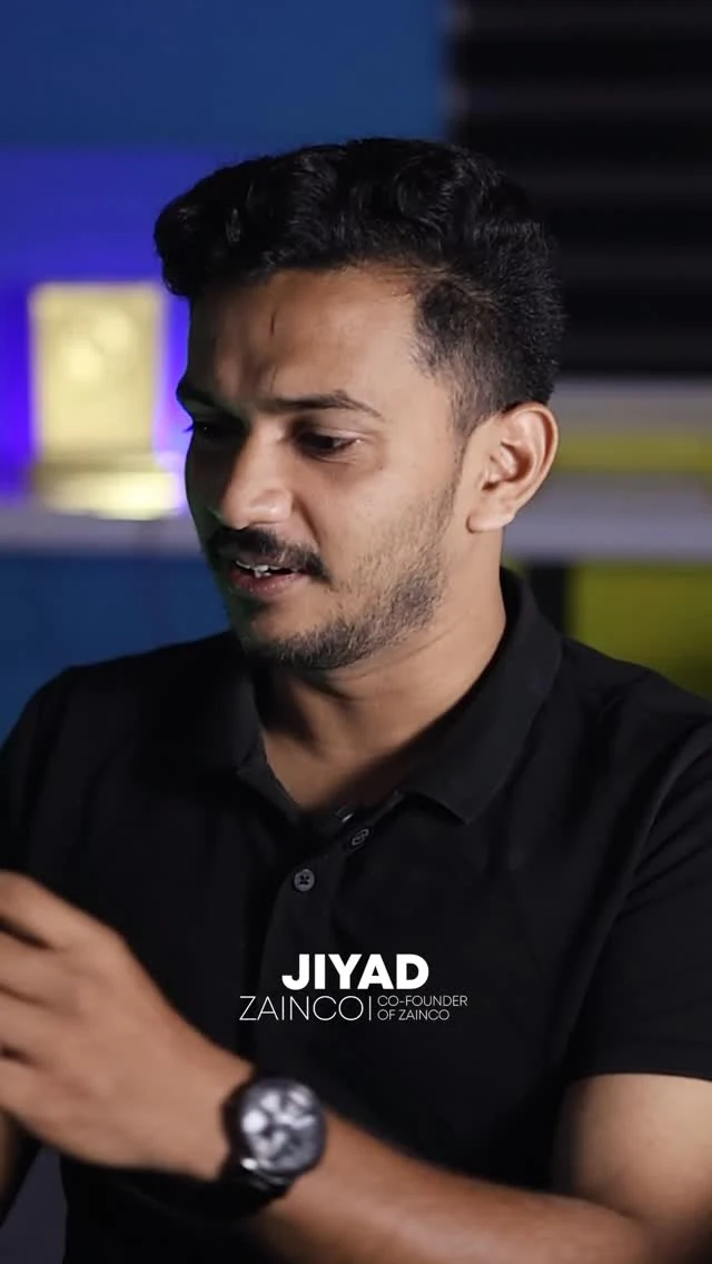 Reel by ZainCo: Jiyad, co-founder of ZainCo, speaking to camera