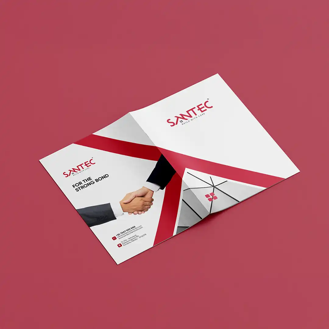 Santec Chemicals brochure design