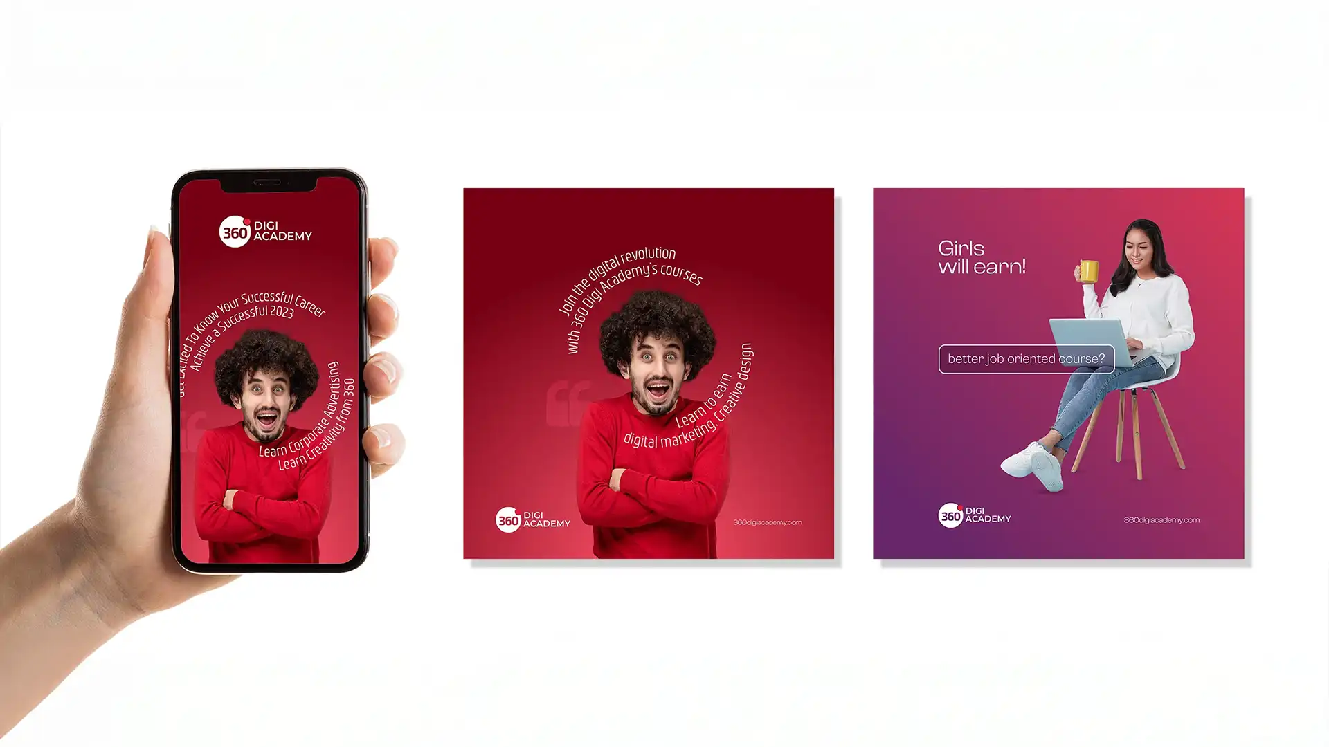 360 Digi Academy Fast to Job campaign creative 4
