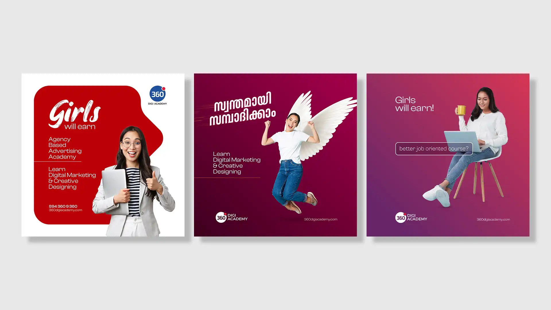 360 Digi Academy Fast to Job campaign creative 5